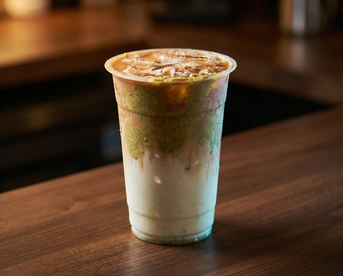 Iced Pistachio Latte