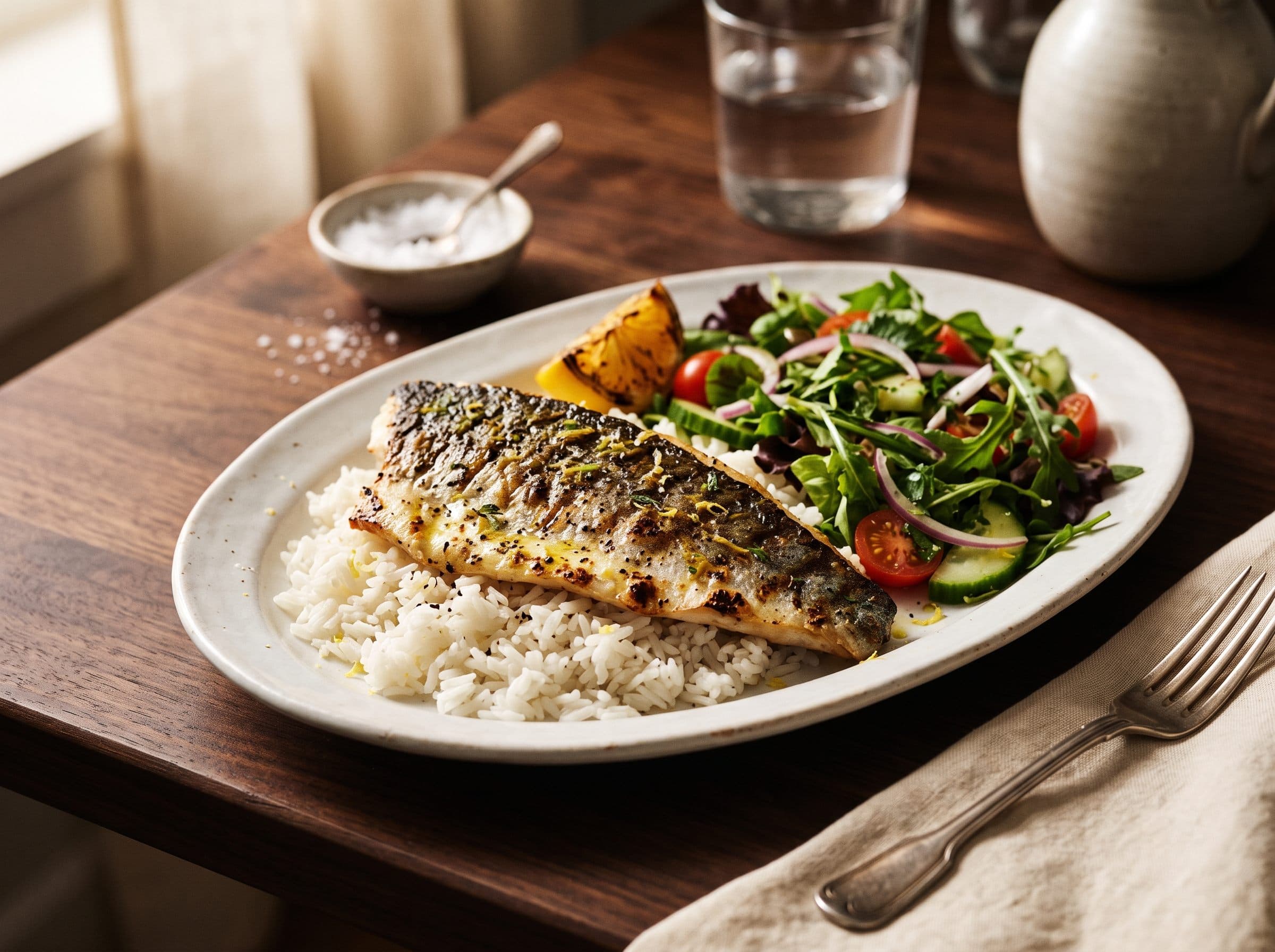 Fish + Rice